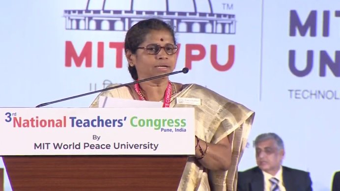 mit_sog's tweet photo. Address by Dr. Sujata P. Shanbhag - Deputy Adviser, National Assessment and Accreditation Council (NAAC), Bengaluru, Karnataka, India
#MITWPU #3rdNTC #NTC2019 https://t.co/NNlyhjgvxK