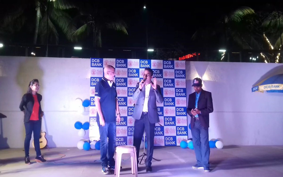 dnhddtourism's tweet photo. A Special thanks to DCB Bank, Silvassa for supporting us at the Fun &amp; Fitness Weekends and making this evenings filled with fun and  entertainment.
#funandfitnessweekends
#weekendsatriverfront https://t.co/iQAUc7X9qL