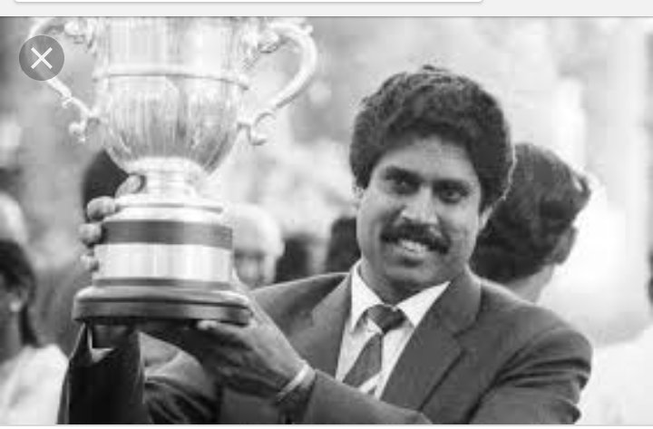   Yeass that\s our real hero great all-rounder and Happy birthday Kapil Dev sir 