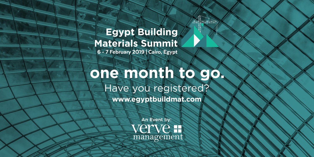 EgyptBuildMat's tweet photo. Only one month left for the much awaited #EgyptBuildingMaterialsSummit

Have you registered? Click here: https://t.co/p8ziaUwKBP

#EBMS2019 #BuildingMaterials #Construction #Cement #Ceramic #Steel #Marble #Glass #Bricks #Metal #Wood #Architects #Designers #Engineers #Investors https://t.co/sln7Bdi8pz