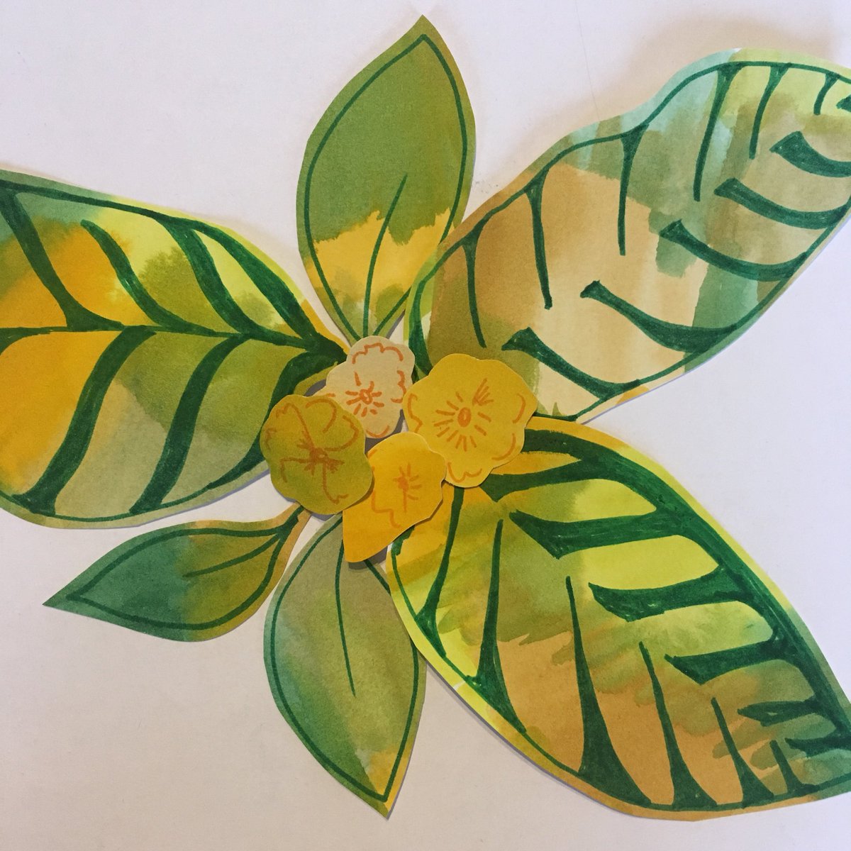 LouiseKirby_'s tweet photo. Day 6 of Fun A Day where I am playing with pattern inspired by nature. Today I’m taking my leaf drawings and playing with some colour and placements.
#funaday2019 #funaday #inspiredbynature #louisekirby #dundee
#dundeedesigner #printandpattern #illustration #textiledesigner https://t.co/ojYbhUXV8j