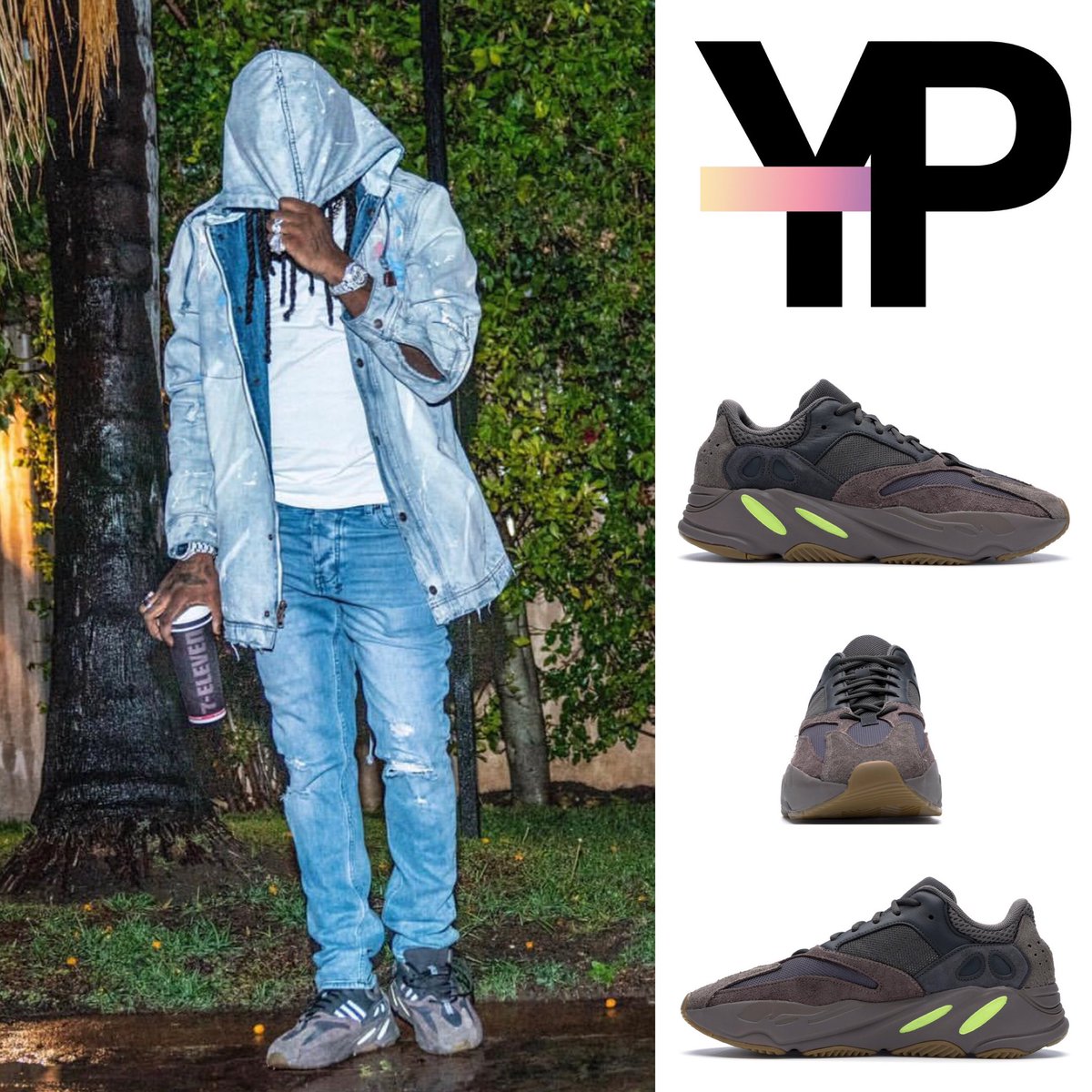 what to wear with yeezy 700 mauve