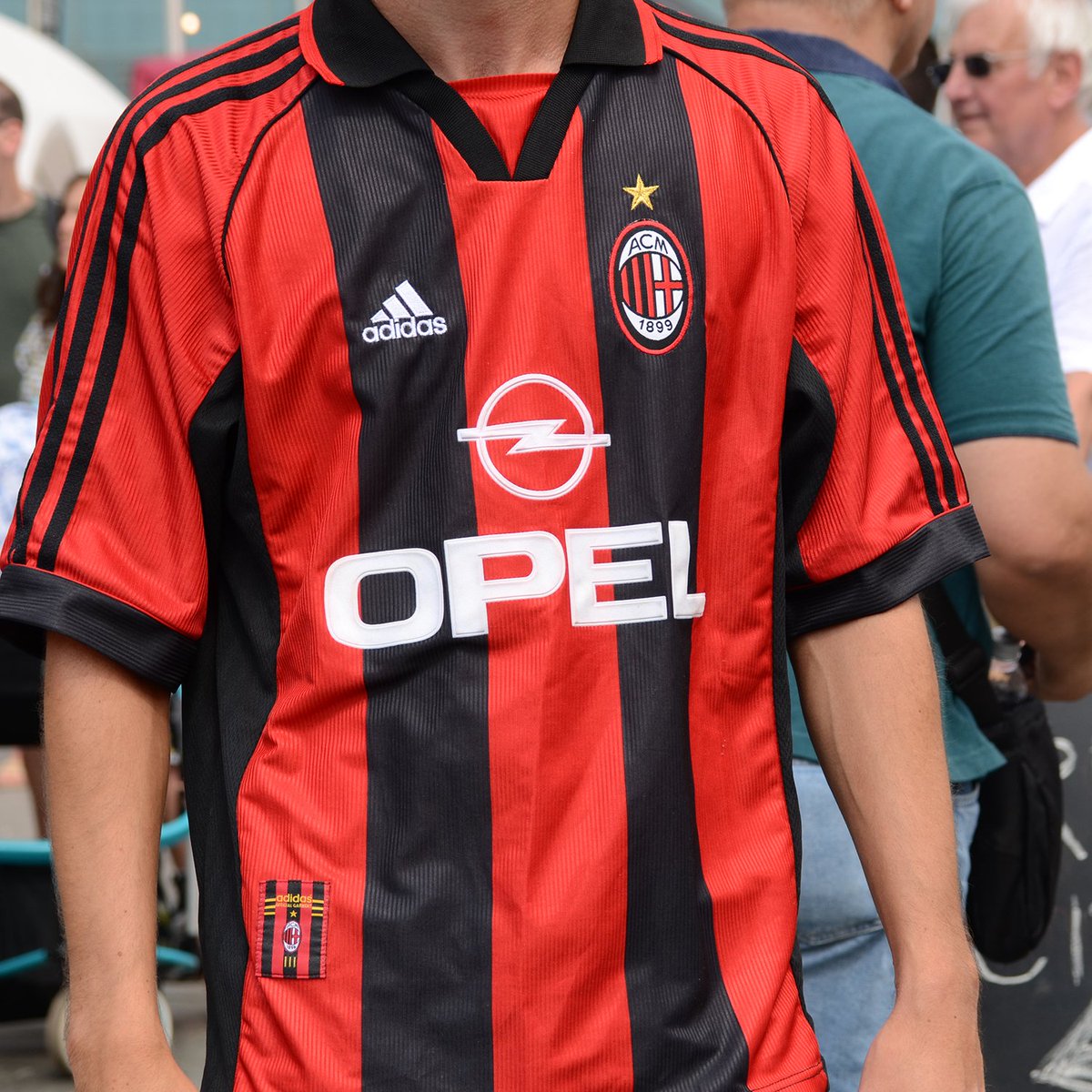 ac milan retro football shirts