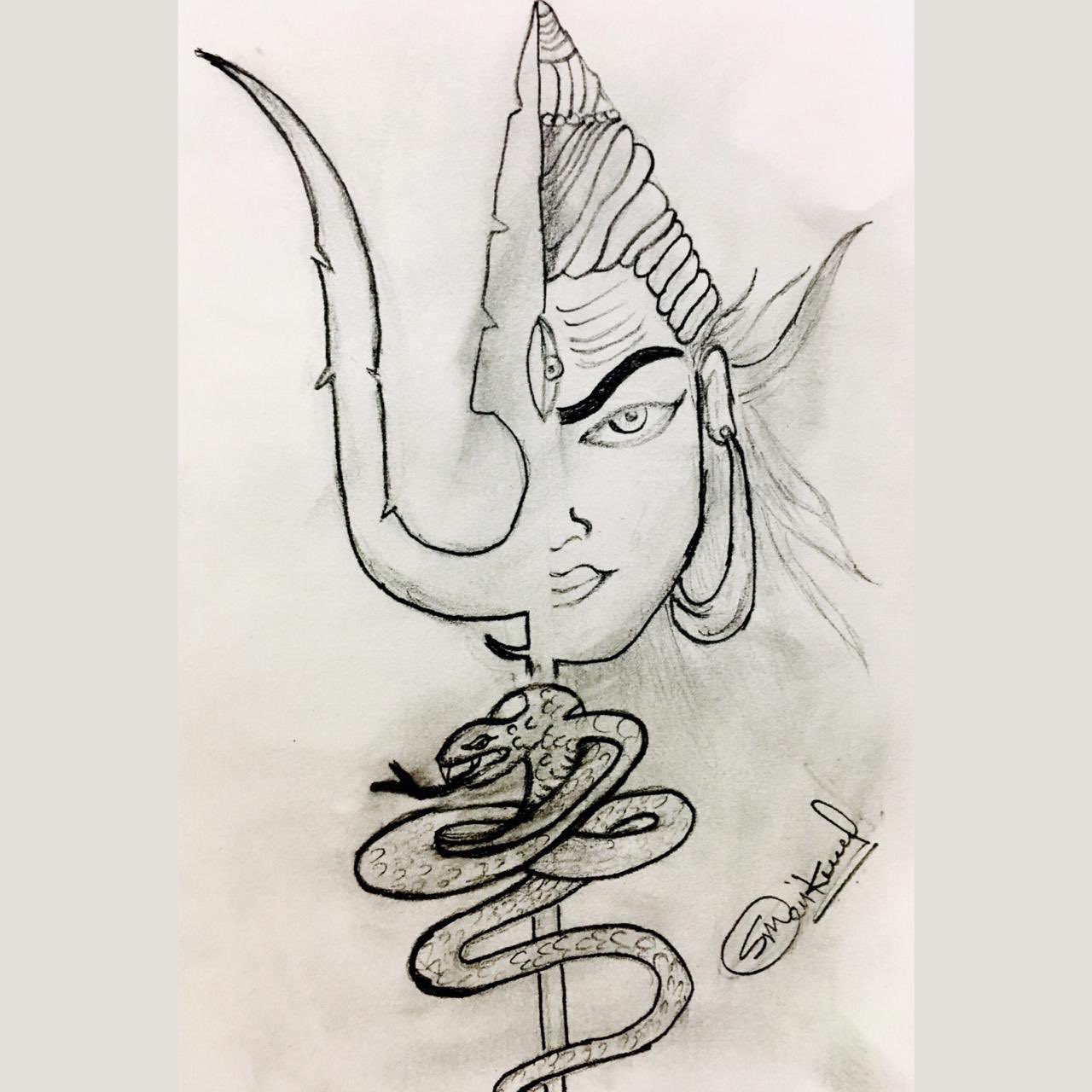 lord shiva t-shirt | Majestic lord Shiva in Meditation | Lord Shiva sketch  | religious art