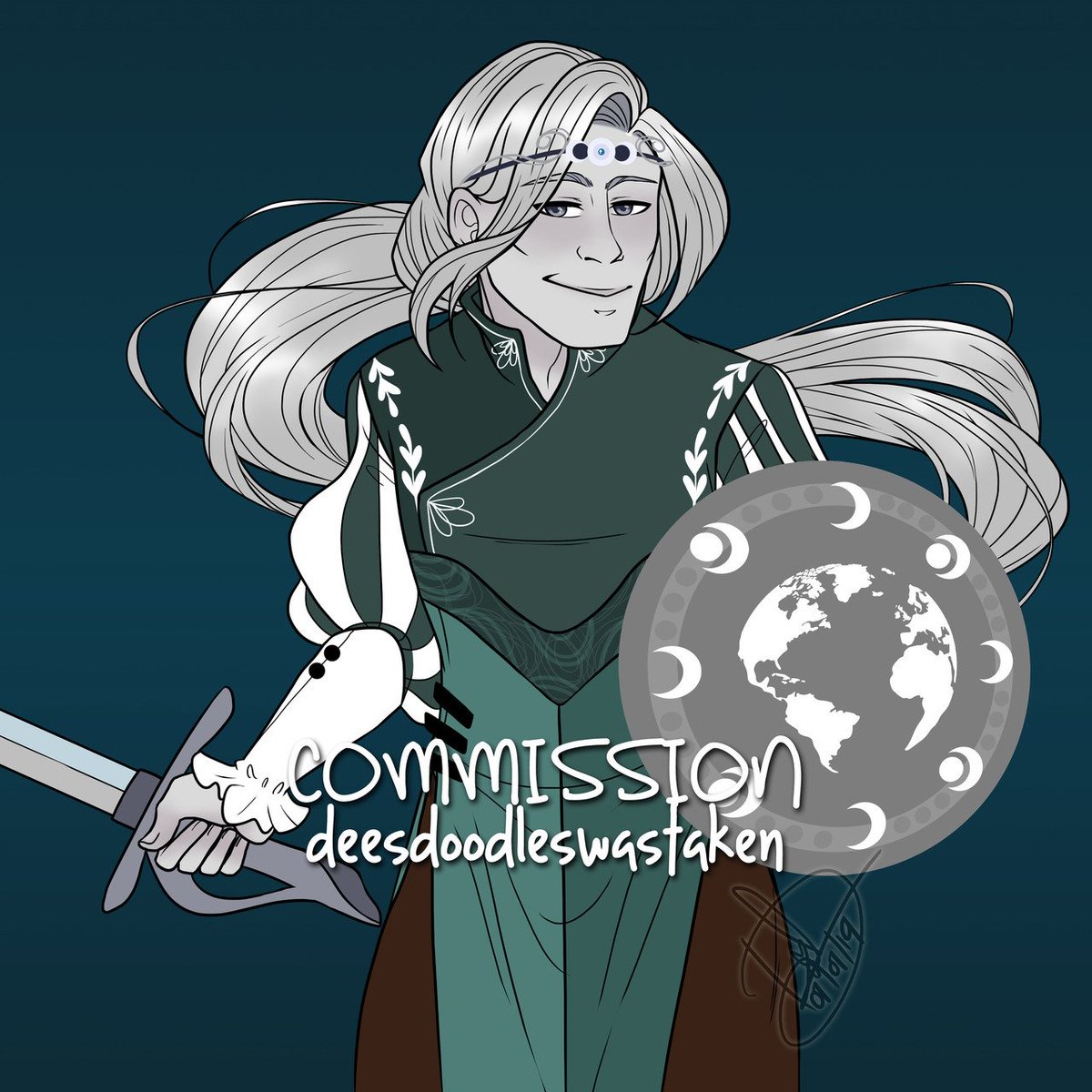 A Rise of the Guardians OC named #Sterling. Had so much fun with his hair and I'm really proud & happy with how this came out 🛡️🌟⚔️ #commission #artcommissions #artcommission #silversterling #silver #digitalart #digitaldrawing #digitalillustration #rotg #riseoftheguardians