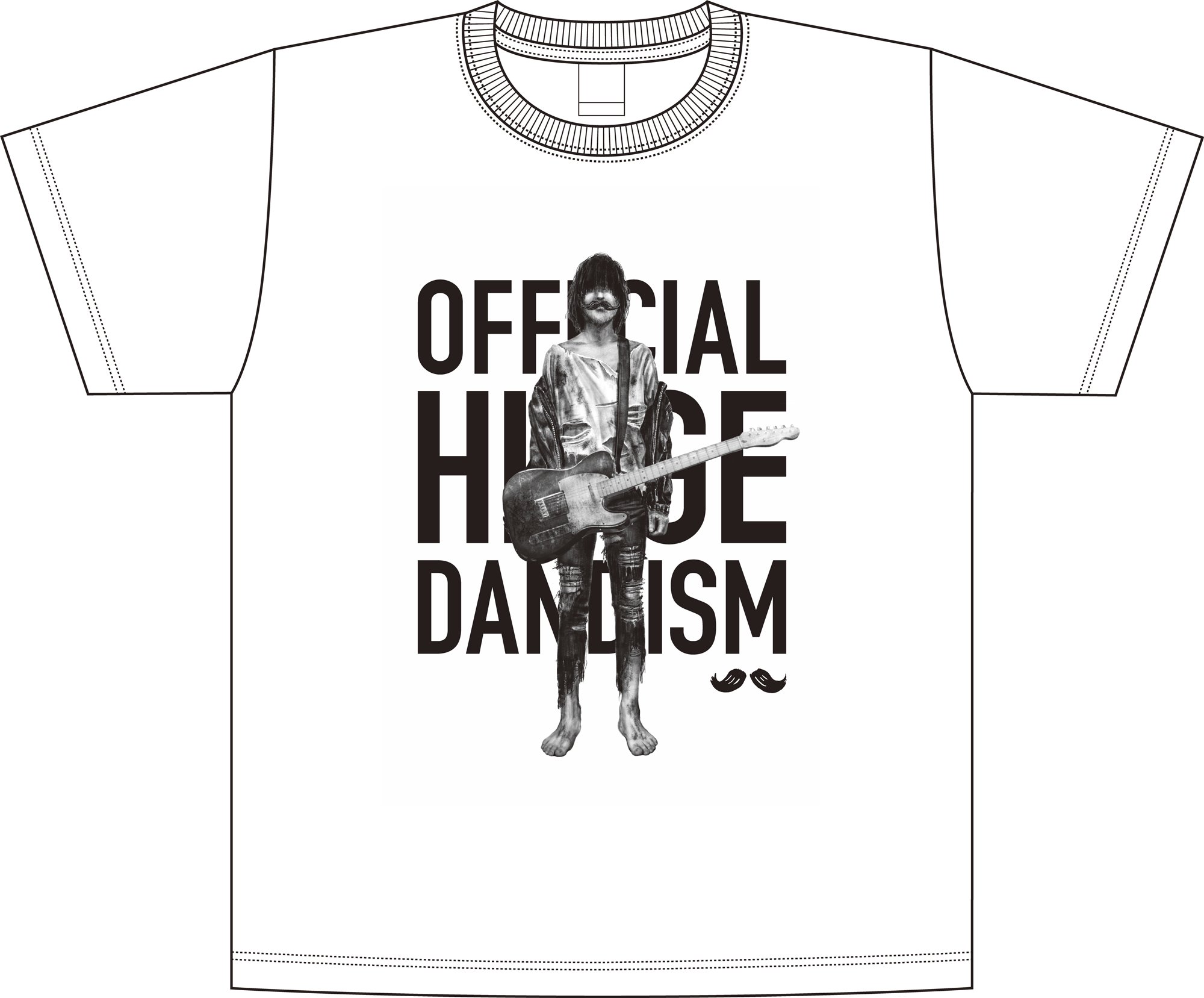 髭ダン 満身創痍のロックンローラー Tシャツ camping.com