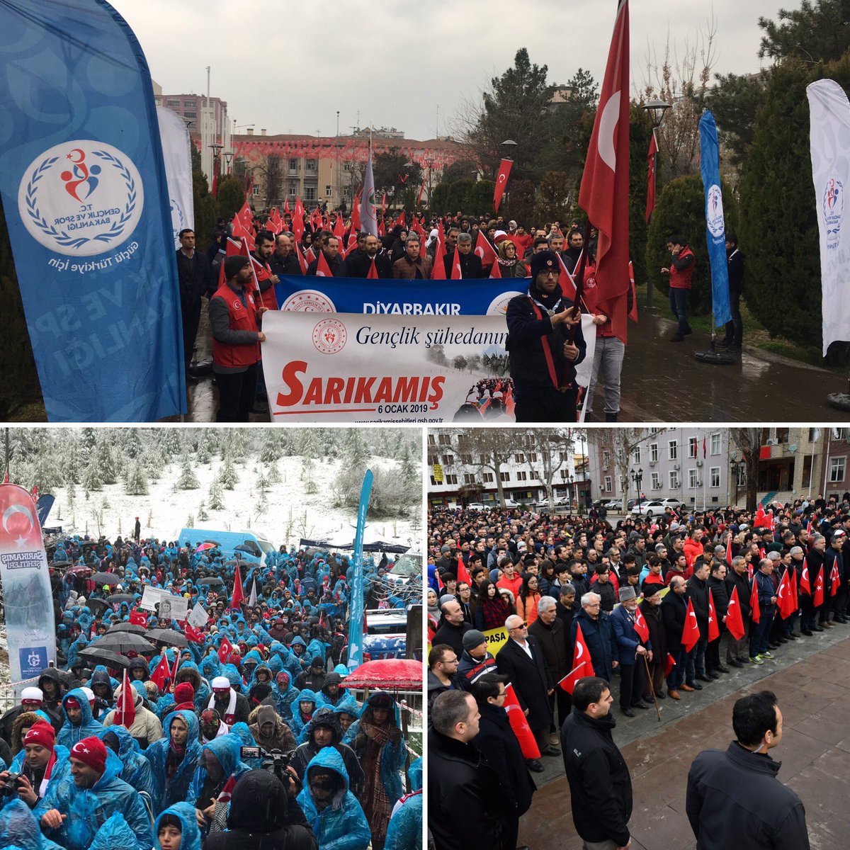 Sarıkamış Harekatı’nın 104. yıldönümü dolayısıyla 81 il ve birçok ilçede gençlerimiz şehitlerimizi anmak için omuz omuza yürüyor. #GençlikŞühedanınİzinde