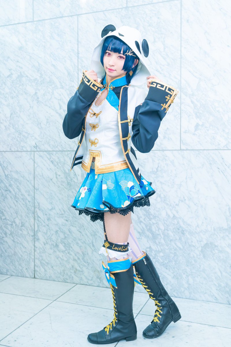 ラブライブ サンシャイン の津島善子のコスプレ レイヤー 椛乃ねむ あげてけ