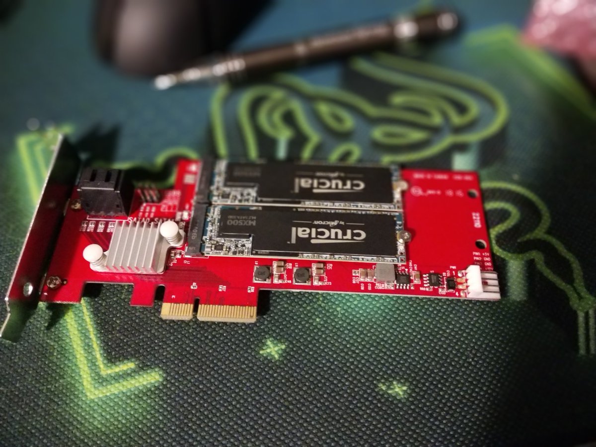 0516M4's tweet photo. @CrucialMemory I've got two of em now! https://t.co/vr7Zwe7jGV