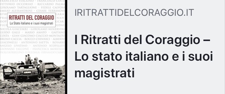 CASADEILAU's tweet photo. C’è un bel libro scritto da un magistrato su tutti i magistrati che hanno pagato con la vita il loro impegno 
“Ritratti del coraggio. Lo Stato italiano e i suoi magistrati”. 
Puoi ordinare il libro su https://t.co/SNYZg3YQiW o acquistarlo in formato digitale su Kindle. https://t.co/dqRCJb1LkP