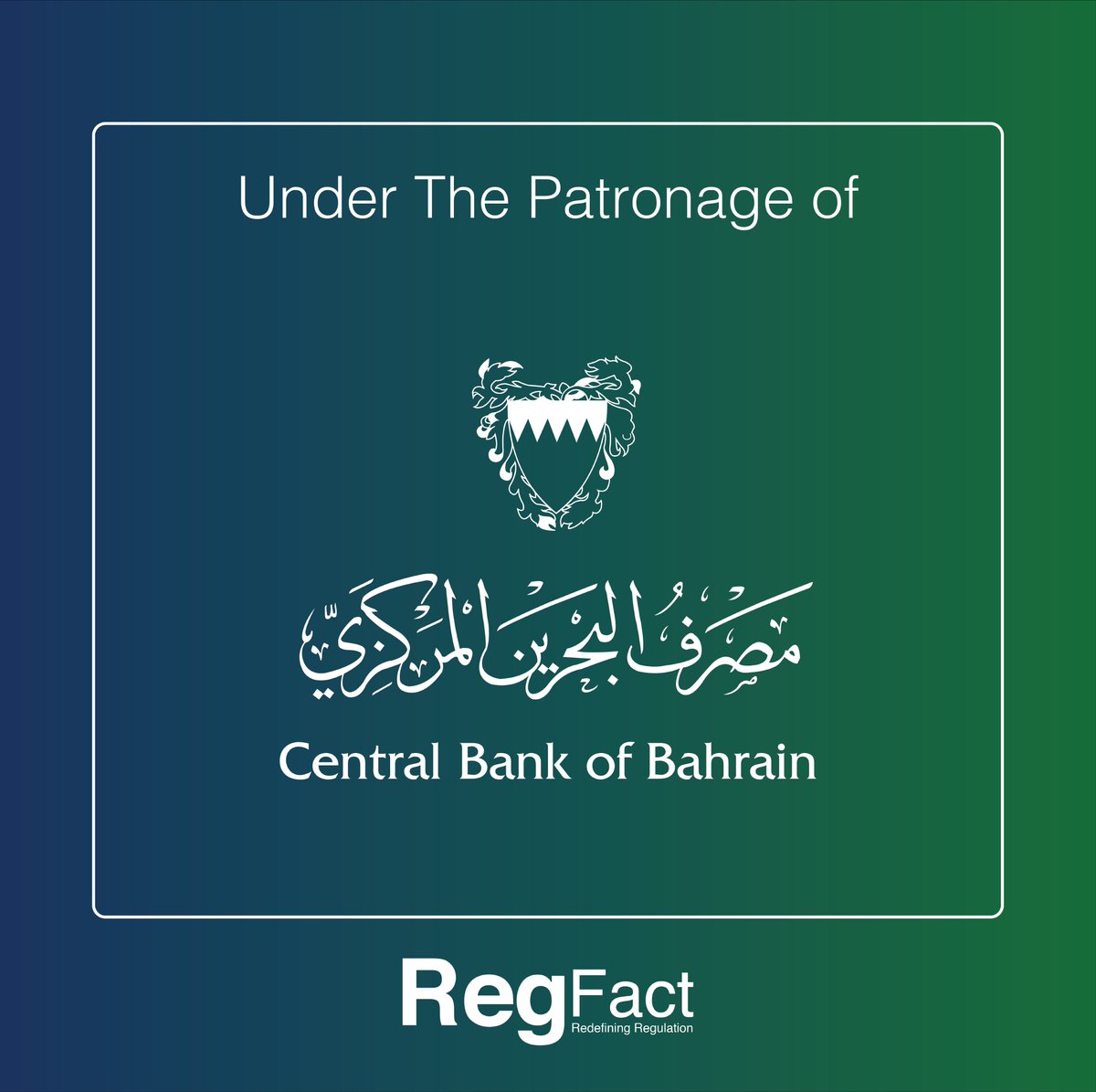 FinTechBay's tweet photo. We are pleased to announce that @RegFact 2019 will be held under the patronage of Central Bank of Bahrain (@CBB_News).
#RegFact #RegTech #RegulationTechnology #RegFact2019 #BahrainFinTechBay #FinTechBay #FinTech #FintasticBahrain https://t.co/3JK0sO8opy