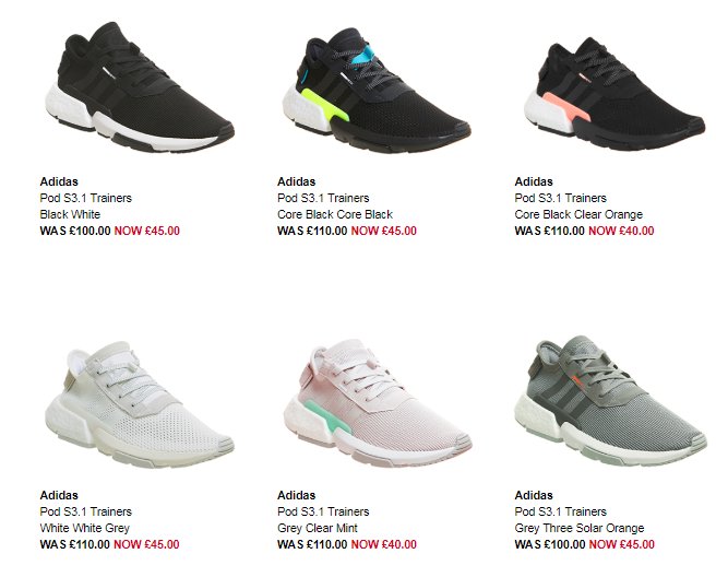 Deals·New Deals Everyday adidas pod3 1 