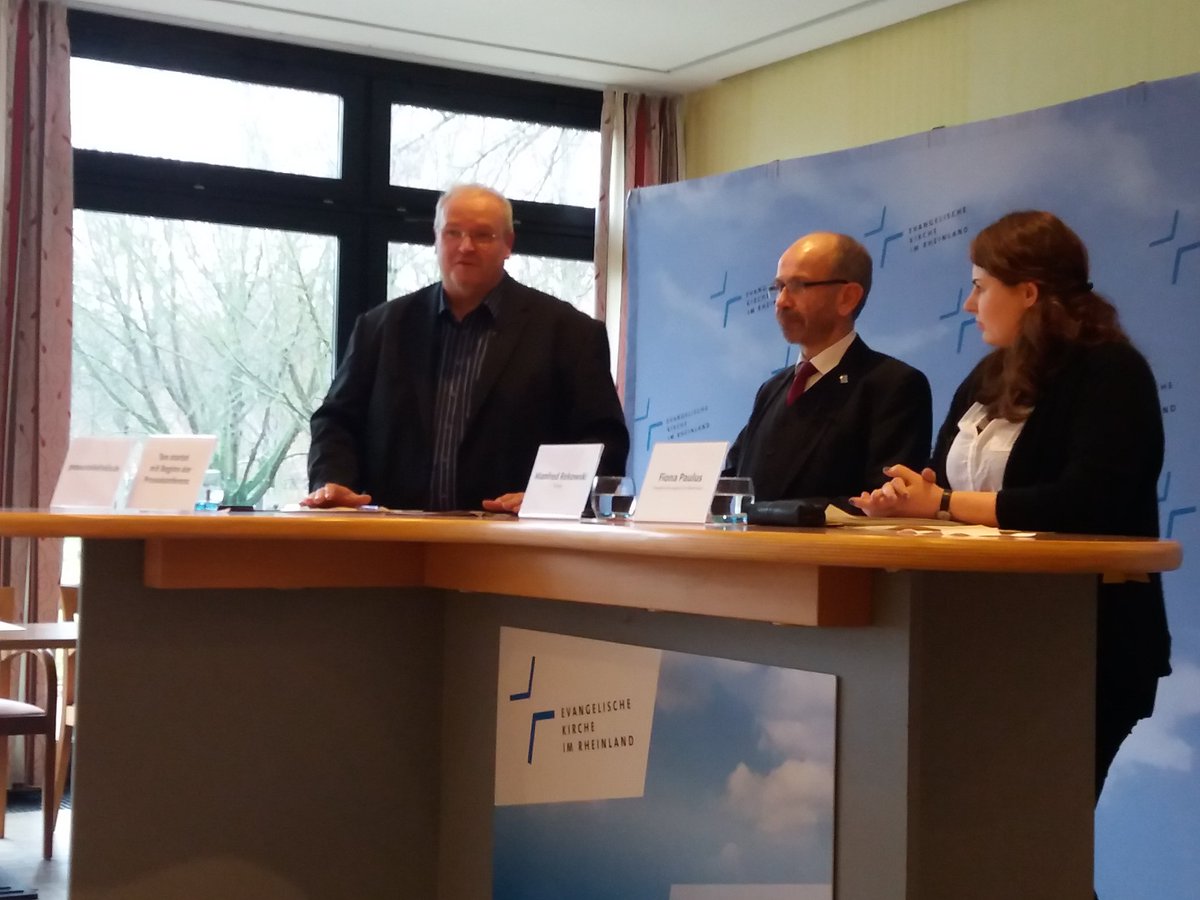 MarcPatzwald's tweet image. #Abschluss #PK der ersten #Jugendsynode der @ekir_de #epd_dabei