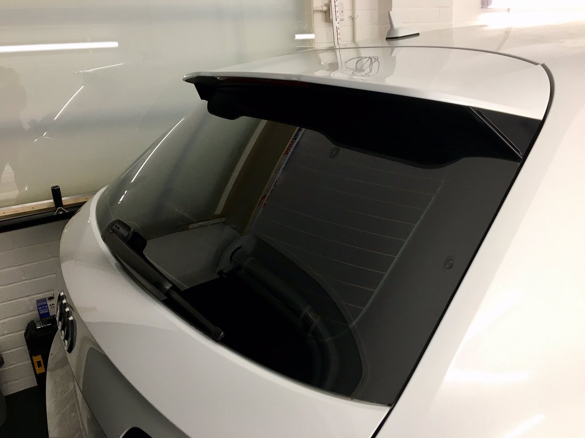 GorillaKustoms's tweet photo. Another Audi A3 today. Looks sweet with limo black ππ». I was not convinced until after Iβd done it but the top matrix can be cut with the roof spoiler in place. WIN ππ»
.
.
.
.
#gorillakustoms #windowtint #windowtinting #windowtints #cartint #cartinting #cartints #uckfield https://t.co/p2vuPrucaK