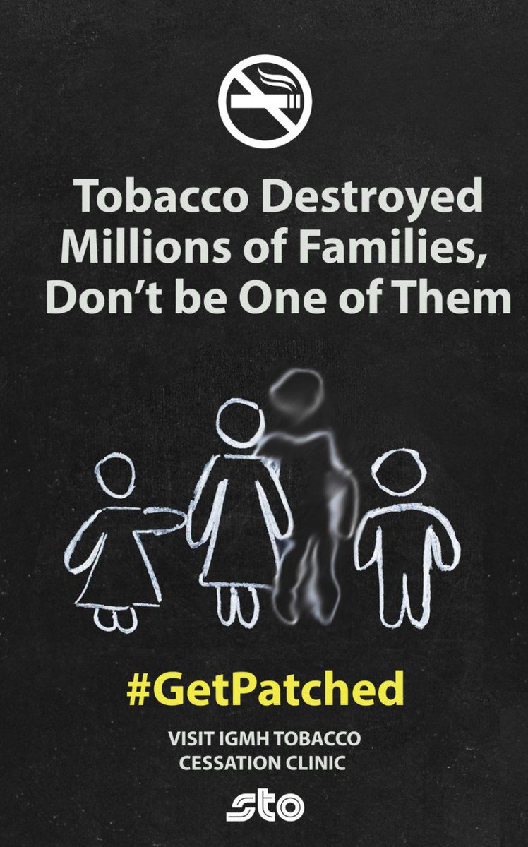 StoMedical's tweet photo. Why you should QUIT? your lungs will immediately work better. Within a year of quitting, your risk of heart attack declines by 50%. Within 10 years, your risk of lung cancer will be about the same as if you'd never smoked at all. #GetPatched @sto_mkt @igmhmv @HPA_MV https://t.co/17J1W3pWDH