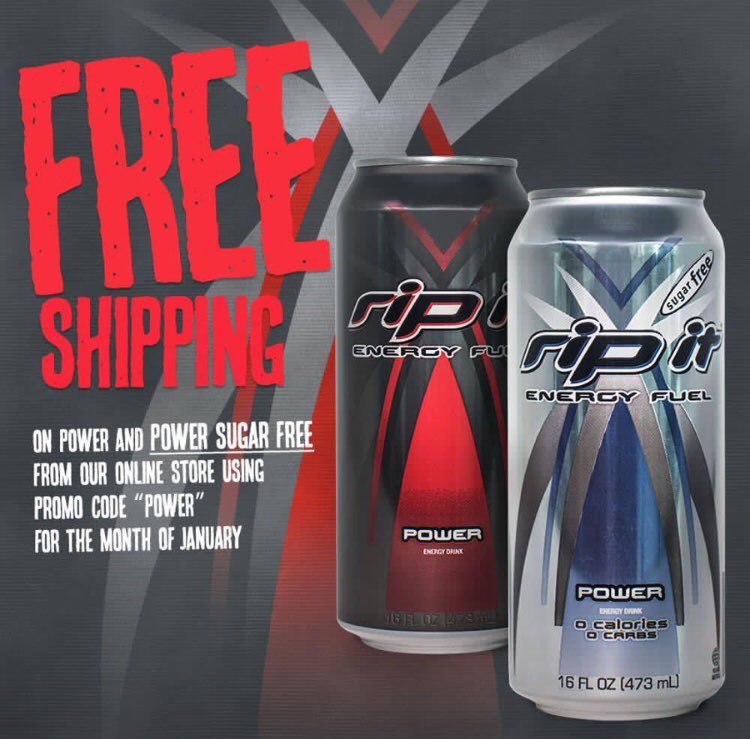 johnny_sexx's tweet photo. #BackseatHooligans check it out my friends, @RipItEnergyFuel is offering FREE SHIPPING #BestTastingEngeryDrink if you like energy drinks then you’ll love Rip It. Huge selection & they all taste great. It’s hard choosing 1 single favorite. https://t.co/InCCtGia4S https://t.co/54EEhulLHV