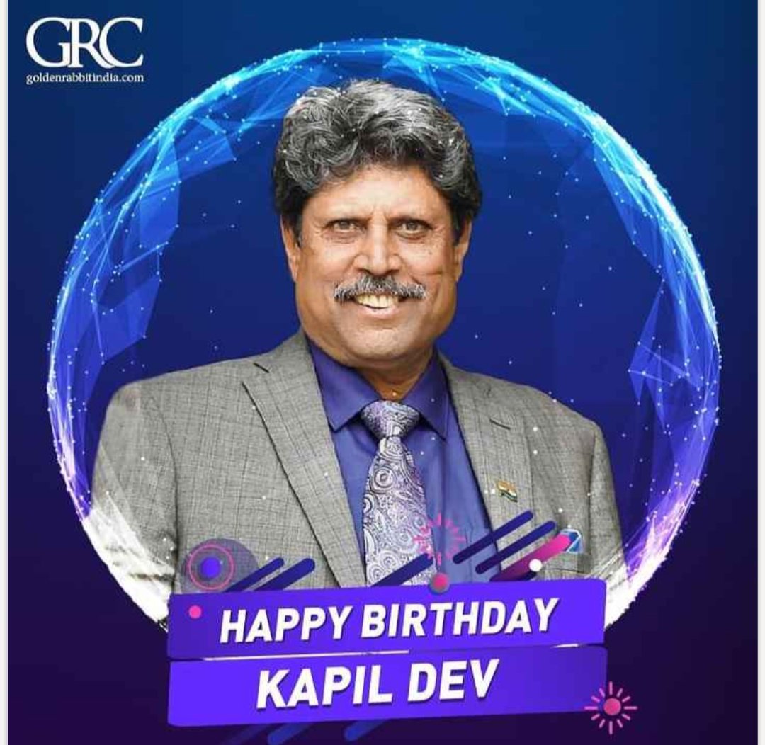 Happy birthday Kapil Dev sir 
