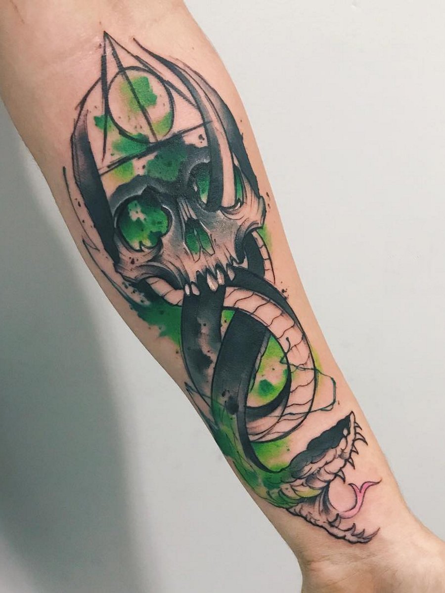 12 Deathly Dark Mark Tattoos  Tattoodo