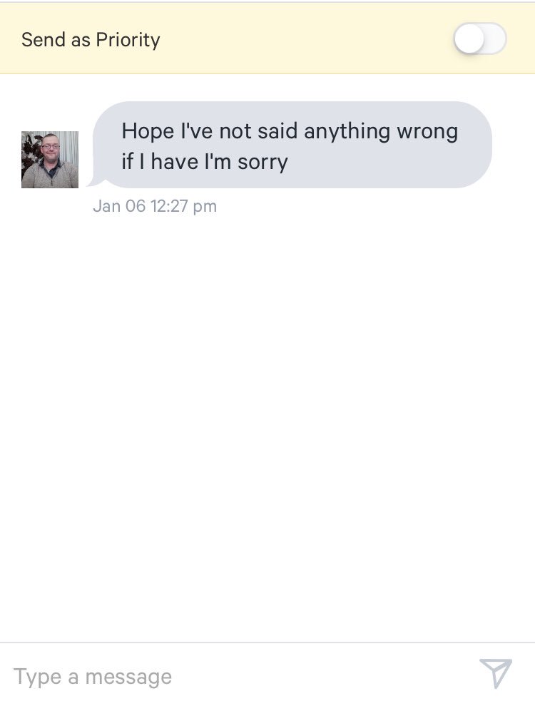 Datingdisaster6's tweet photo. Slightly weird first message 🧐 https://t.co/jnIeG6XjzK
