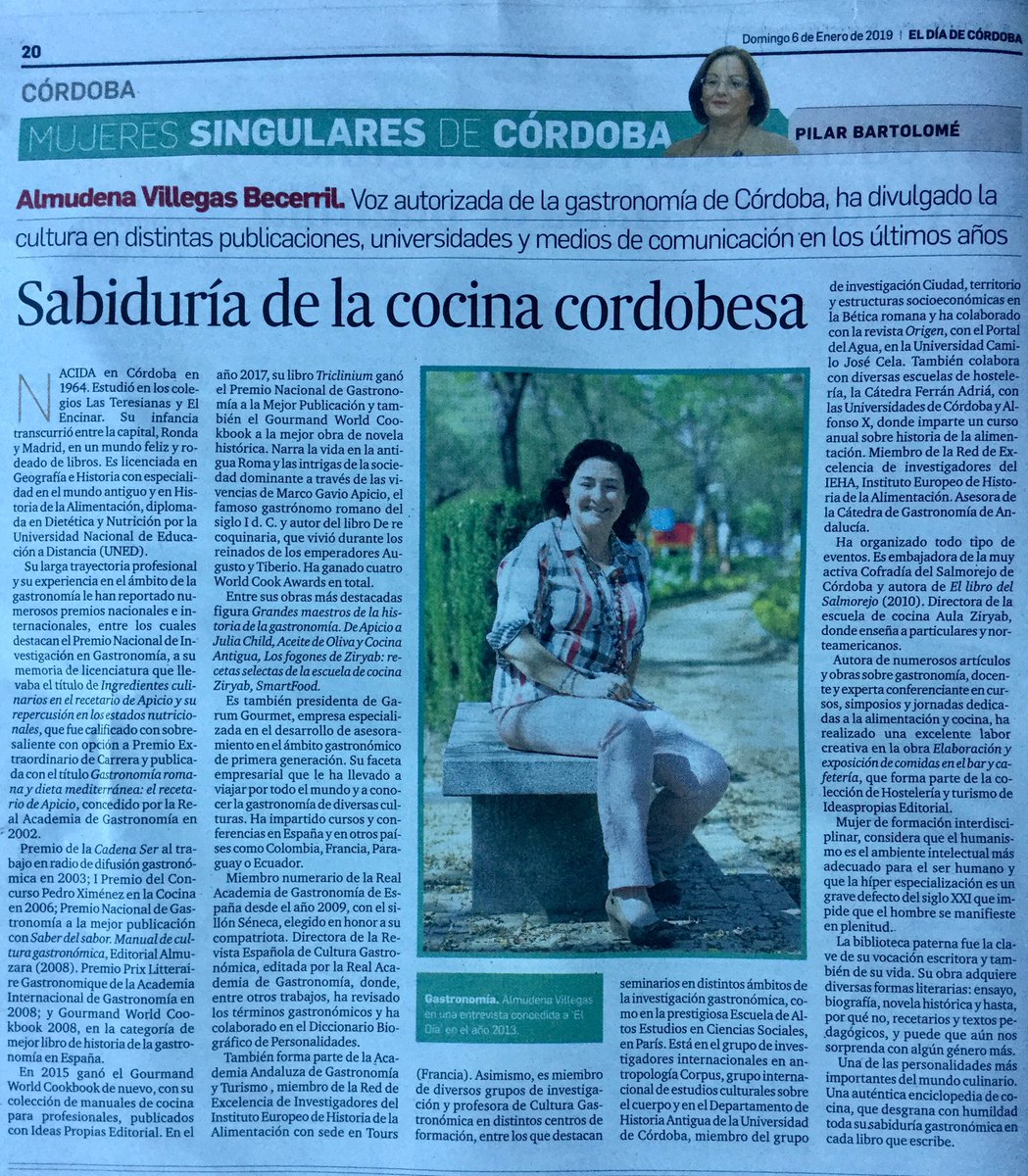 Hoy, regalo del <a href="/eldiadecordoba/">eldiadecordoba</a> , pagina completa de #PilarBartolome, todo un detalle de #reyesmagos