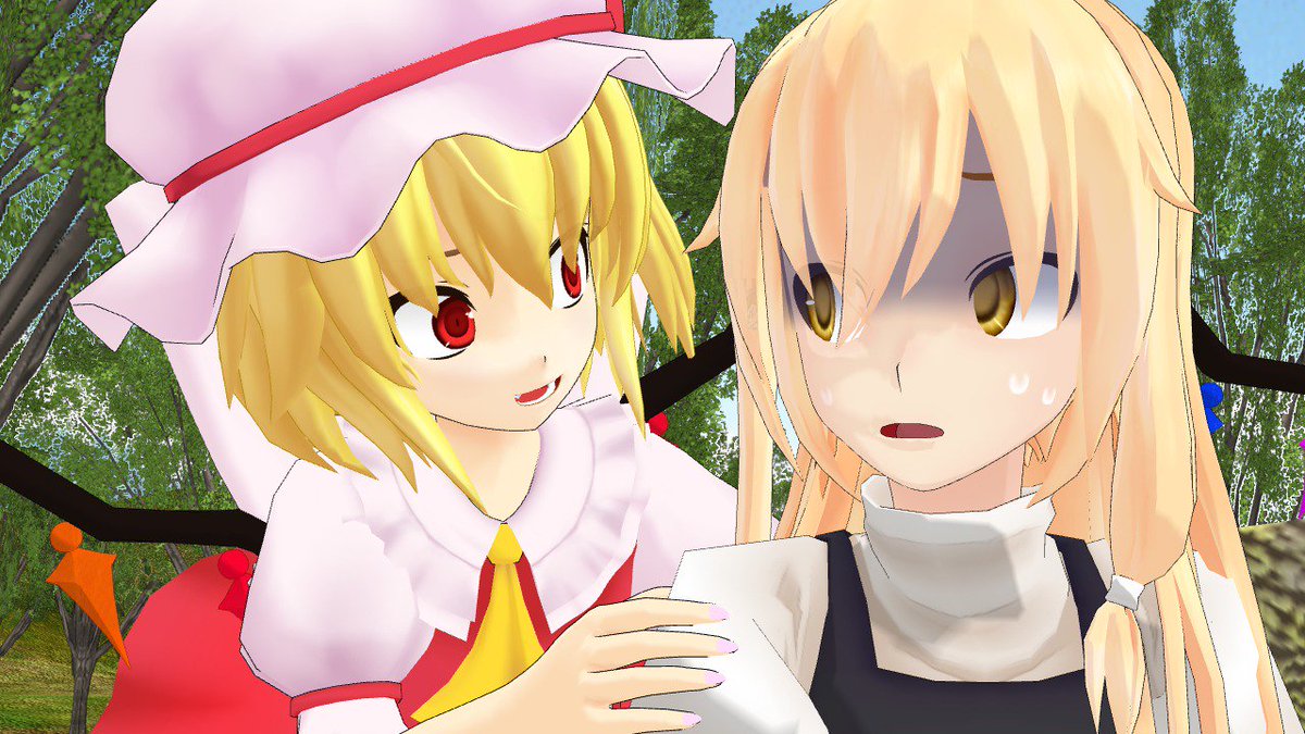 混沌の書 Twitterren 東方mmd 霧雨魔理沙 フランドール スカーレット 次回のmmd動画の一枚 フランも少し登場します やっと風邪が治り Mmd編集を再開 しかし予定通りに投稿できる可能性が大幅に下がりました ツライ 混沌の書 Twitterren 東方mmd 霧雨魔理沙 フランドール スカーレット 次回のmmd動画の一枚 フランも少し登場します やっと風邪が治り Mmd編集を再開 しかし予定通りに投稿できる可能性が大幅に下がりました ツライ