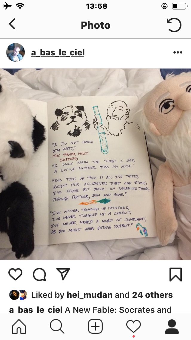 EiselMazard's tweet image. Meanwhile, on Instagram...