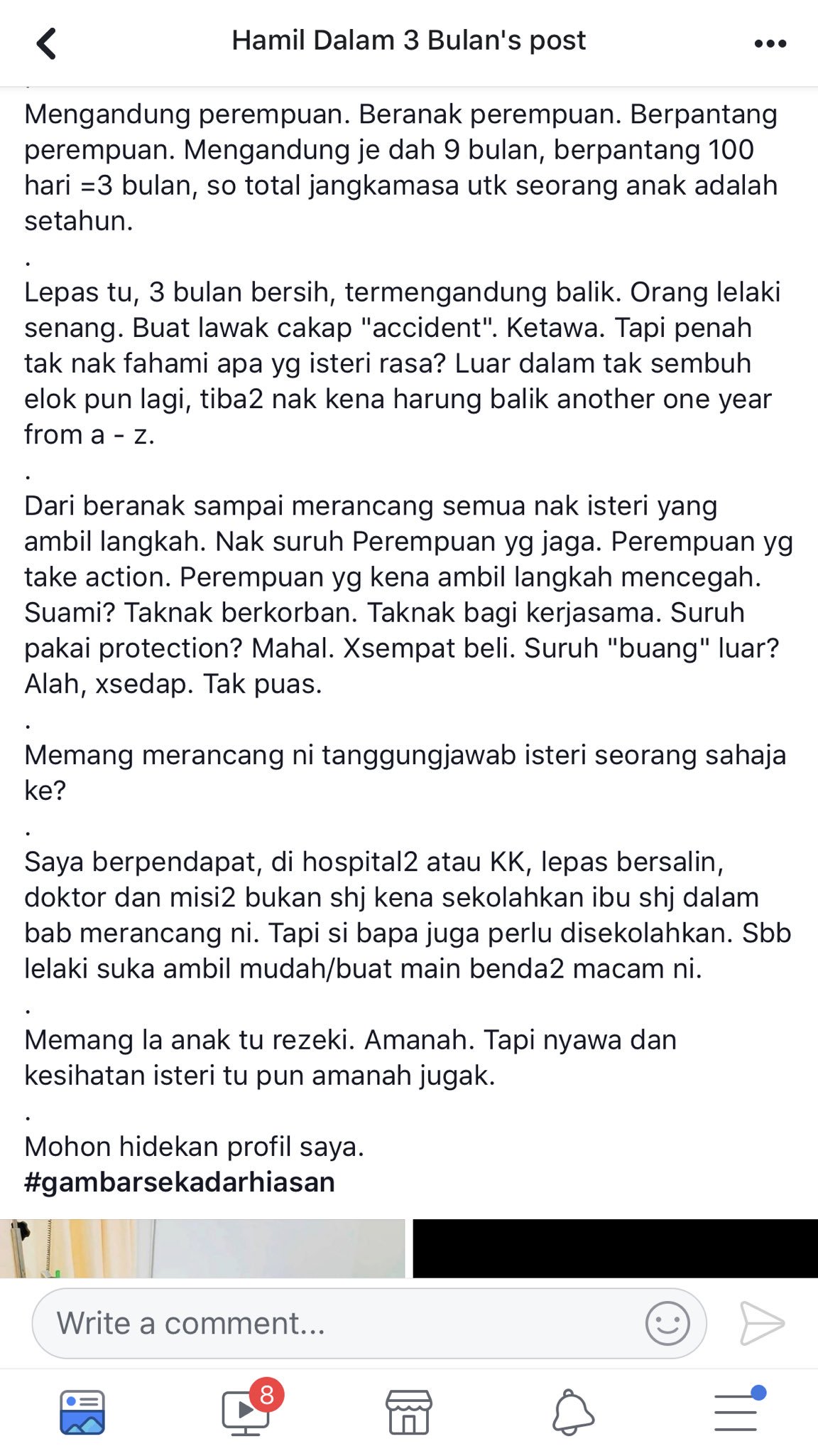 Putweeeee On Twitter Bila Dah Rasa Mengandung With All The Sickness Amp Pain Amp Bersalin Secara Czer Aku Fobia Nak Mengandung Lagi Kalau Accident Macam Ni Tak Tau Lah Nak Cari Kekuatan