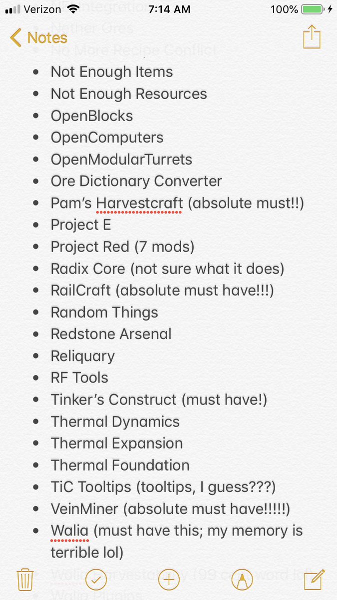 Sailodegrenn V Twitter Here S My List Of All 86 Mods I Use As Bare Essentials For 1 7 10 Modded Minecraft In Vr Wish I Could Have Ars Magica 2 But I Think It S