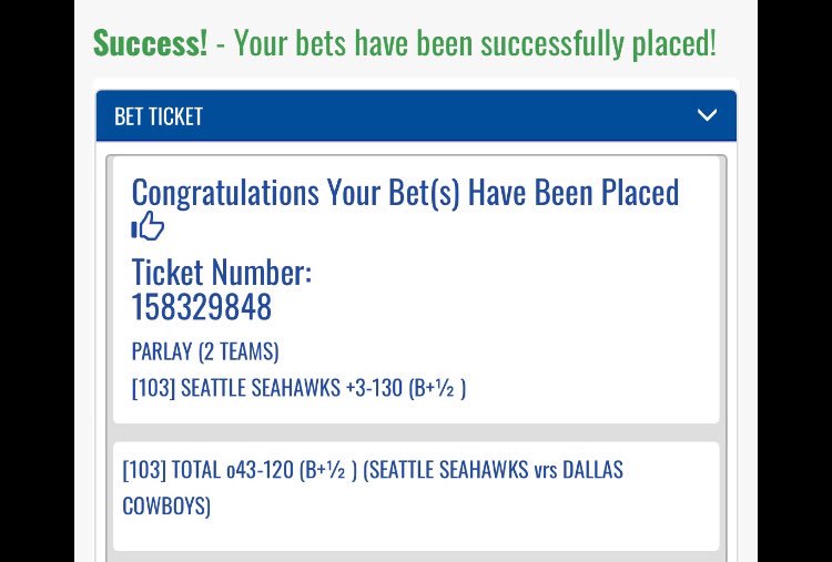 TheLockertons's tweet photo. This is something you absolutely just love to see #EliteParlays #NeverADoubt #Seahawks #Cowboys https://t.co/qXXxTPncvx