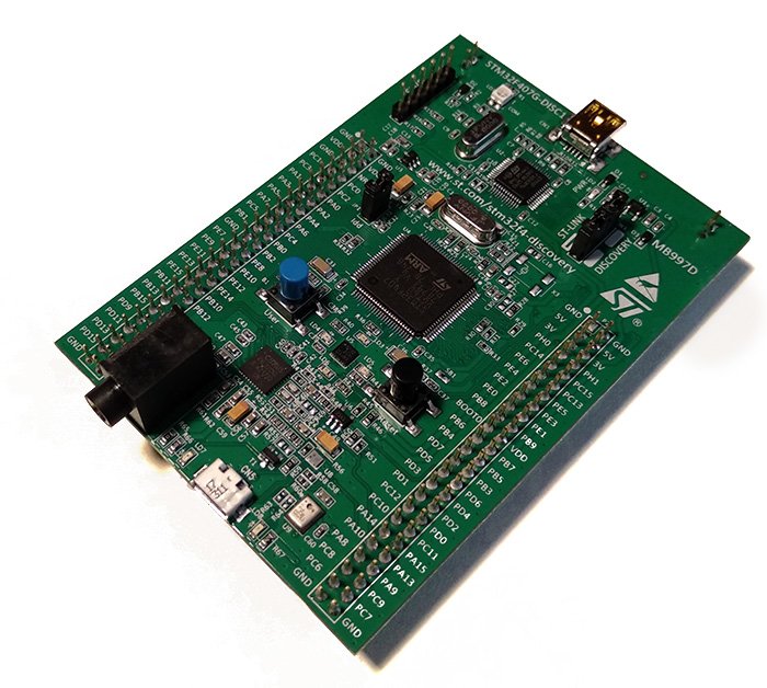 LabGluon's tweet image. Ya tenemosla plaquita (stm32f4disc) para empezar a trabajar en el proyecto de #makewithada. Espero escribir en estos días cómo se trabaja con ella. Ya tenemos un pequeño hello word :) @MakeWithAda #ada