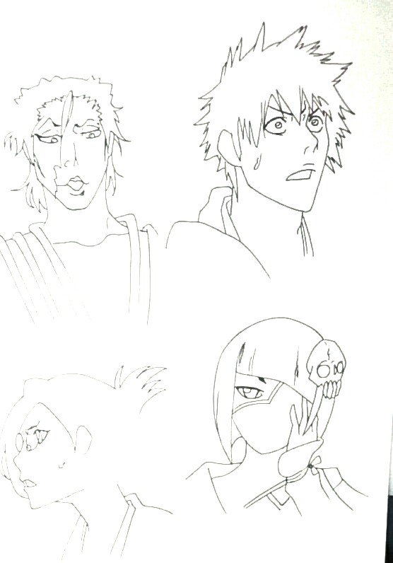 BLEACHの模写練習その5,6 