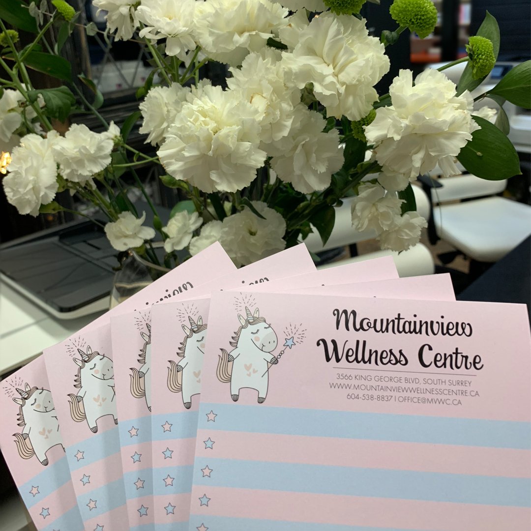mvwcentre's tweet photo. A piece of Mountainview's magic to take home with you! Designed by our staff #notepad #unicorn #naturopathic https://t.co/8lXj26vBL3