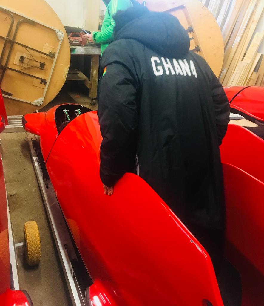 Meet Jennifer Boateng from #GHANA 🇬🇭! Officially starting her bobsled development in Calgary! She joins Ghana's first skeleton Olympian Akwasi Frimpong under the leadership of BSF-Ghana's newest president Dr. Vernon Darko and world class high performance director Zach Lund!