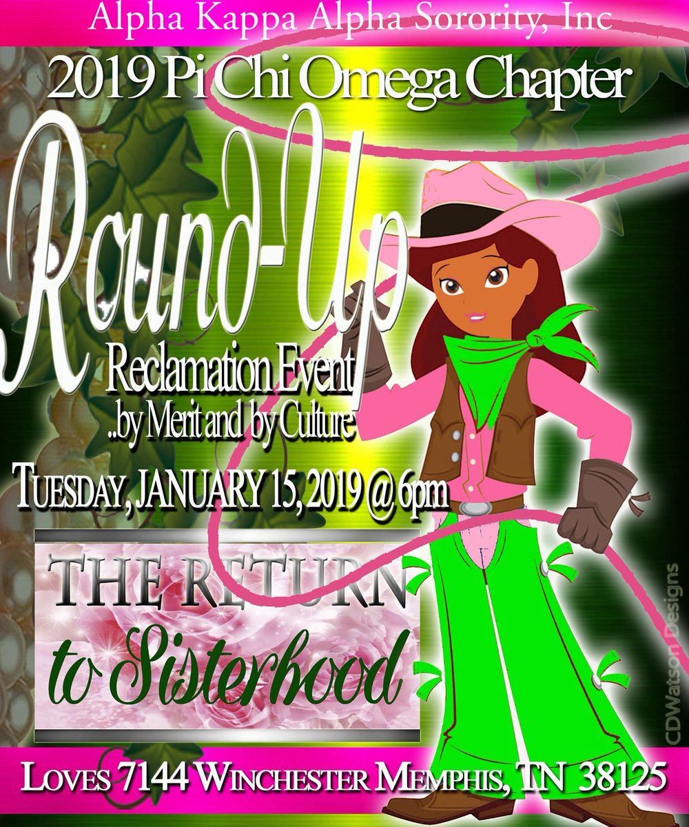 PiChiOmega_AKA's tweet photo. Join us on #J15 for the 2019 #PiChiOmega Round-Up at
Loves @ 7144 Winchester, Memphis
#AKA1908 https://t.co/RVWHyTp3Fn