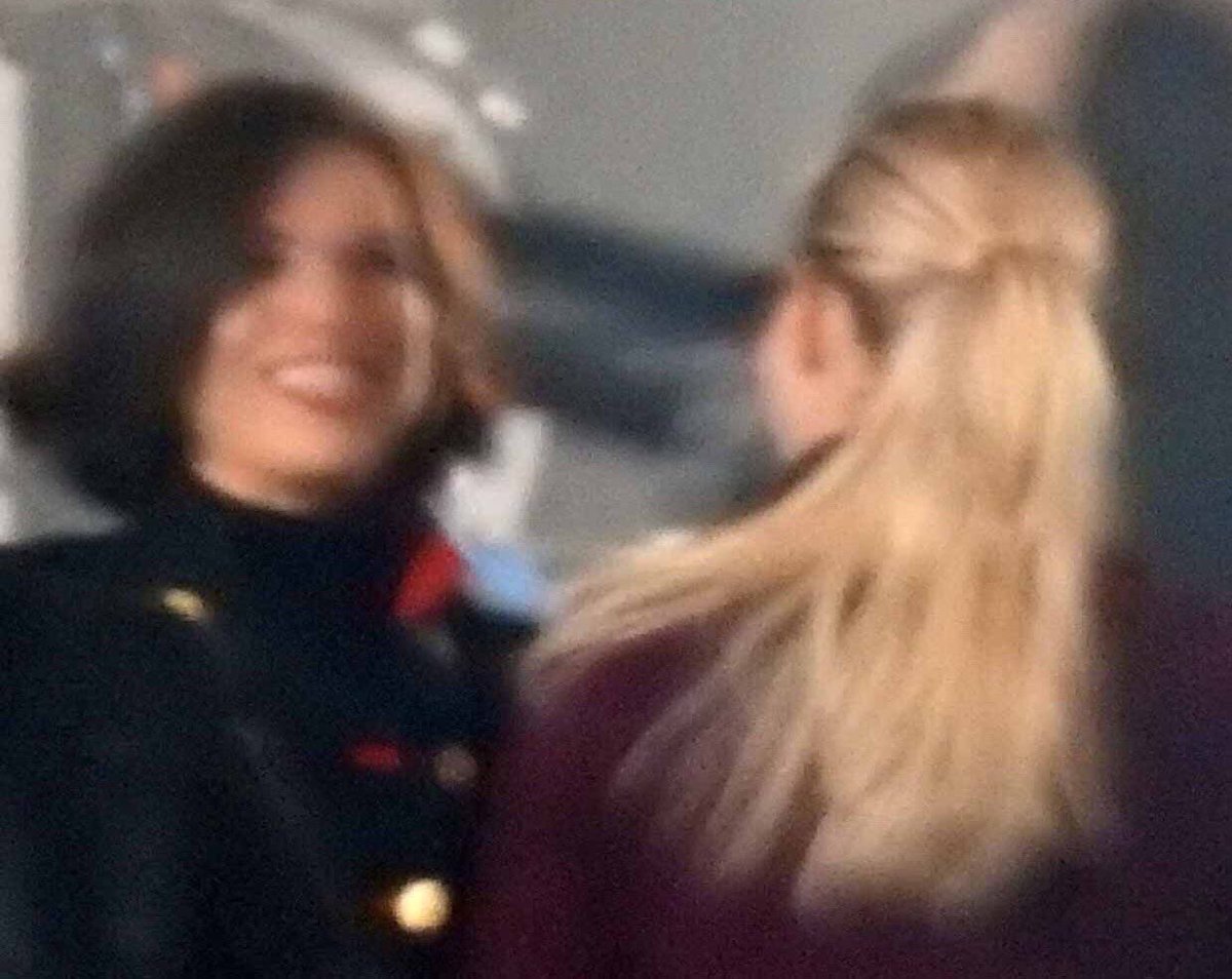 They were laughing so hard that the pics came out blurred