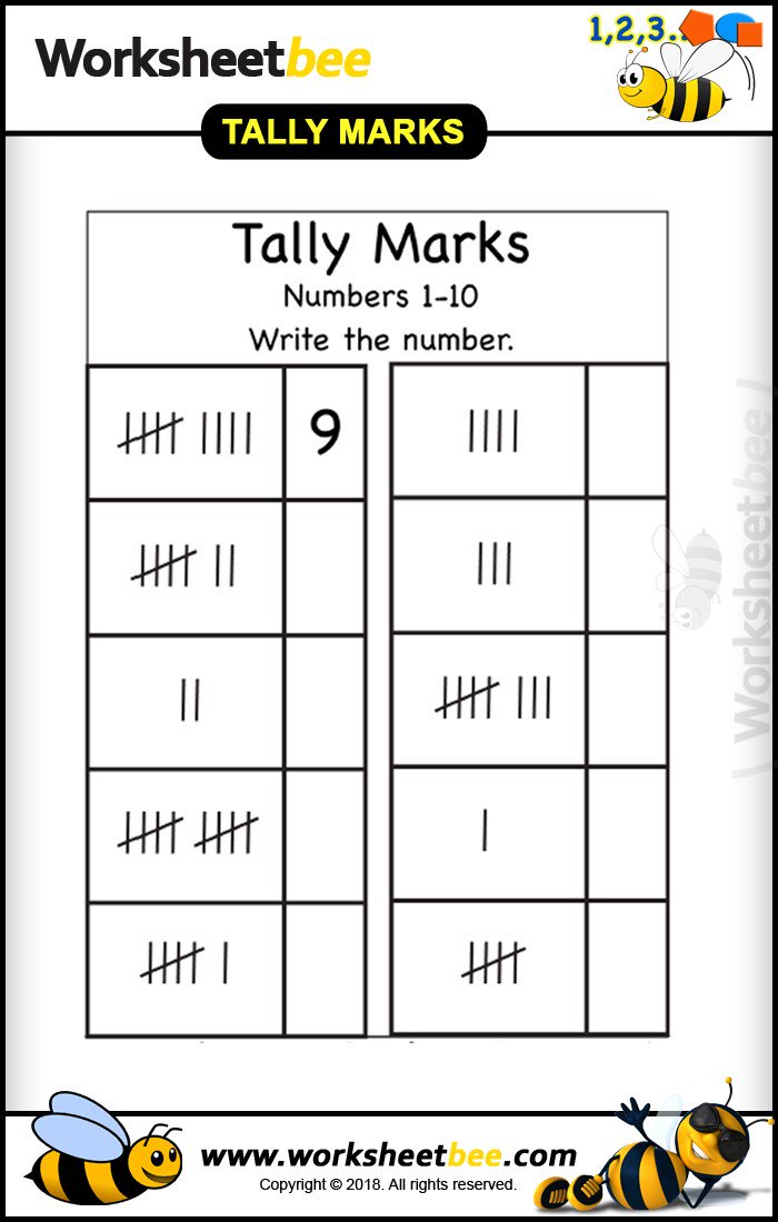 worksheet-bee-on-twitter-write-the-number-tally-marks-printable-worksheet-for-kids-https-t