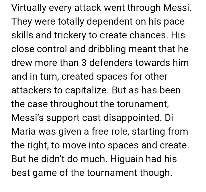 21. That's not a system player you're looking at. He sacrificed his favored position and formation in which he plays in Barca, for his country. System player think again?Messi vs Belgium 