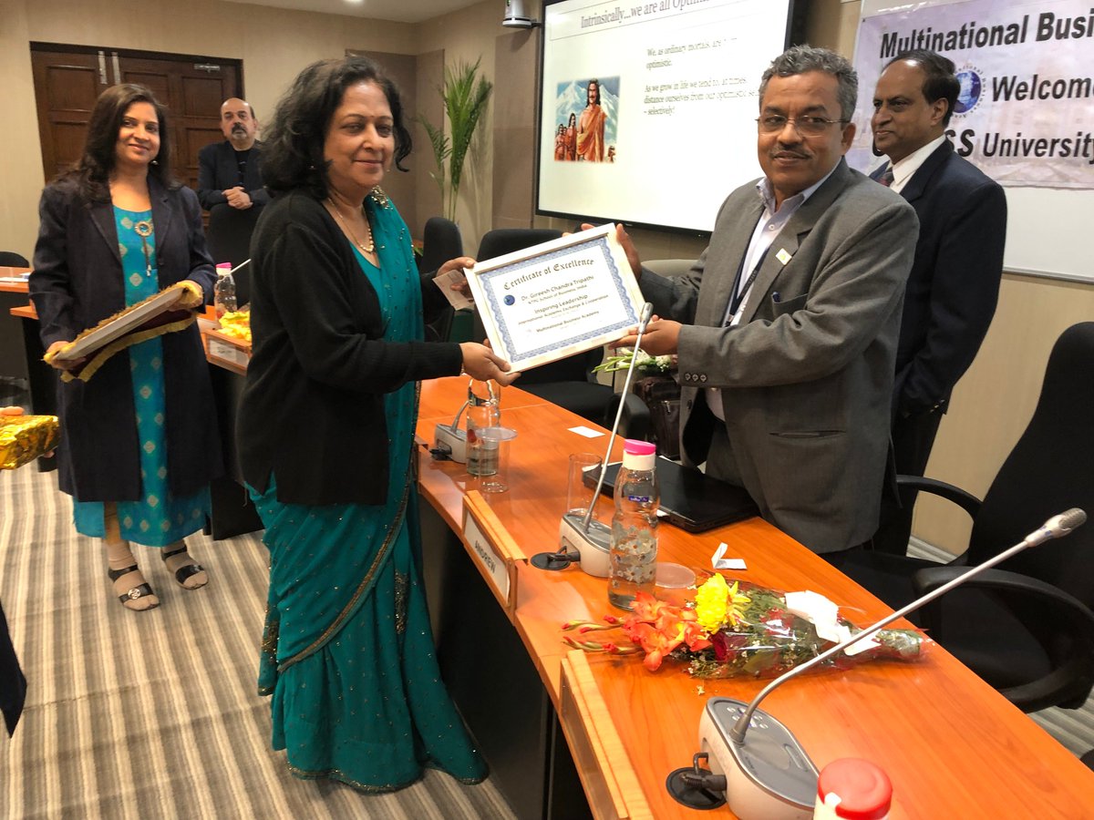 nsbnoida's tweet photo. NTPC School of Business in collaboration with Multinational Business Academy, Noida hosted foreign delegates and international students of  University of Boston (Umass) USA as part of 13th Global Immersion Program on 04/01/2019 in Aurobindo Hall, PMI. https://t.co/Ws4mSEpQgq