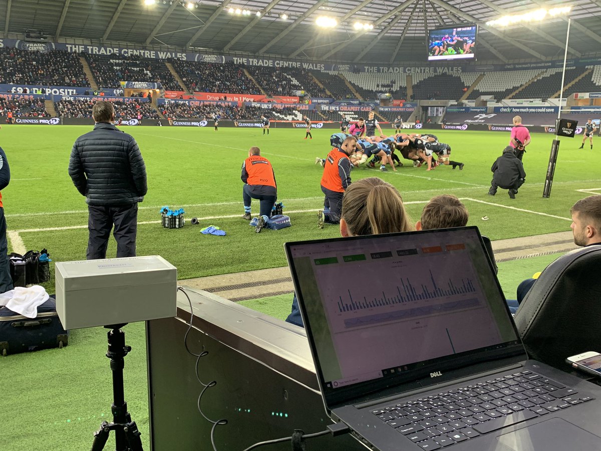 LizWilliams101's tweet photo. Another milestone for our LookAHead research program @SUSportsScience, @SUEngineering with both @ospreys  and @cardiff_blues players wearing PROTECHT intelligent mouthguards in @PRO14Official match last night #Research #HeadImpact #ThanksForSupport https://t.co/XdJKilbW81