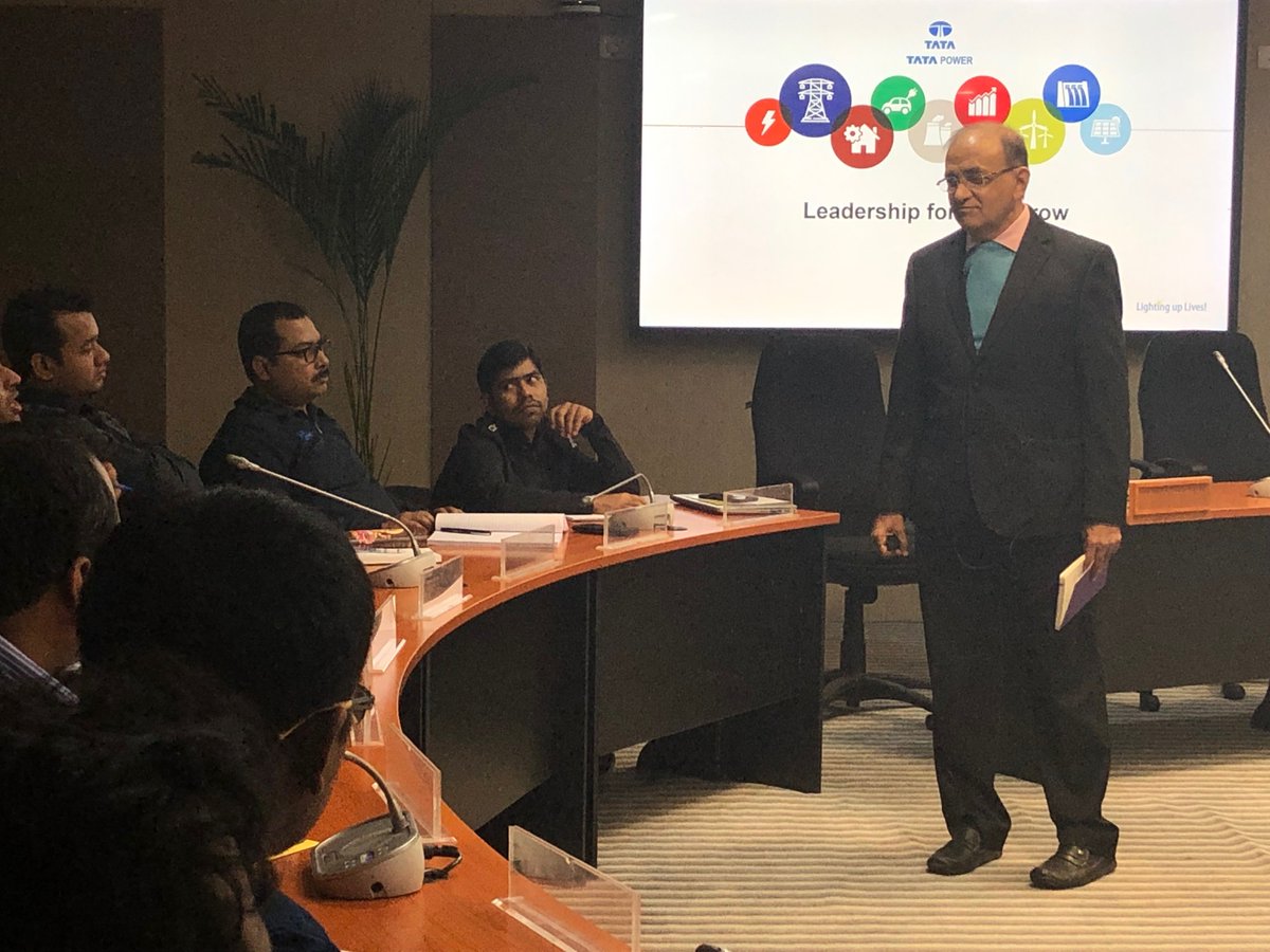 nsbnoida's tweet photo. Guest lecture by COO &amp; Executive Director of The TATA Power Company Limited - Mr. Ashok Sethi.
Lecture on "LEADERSHIP FOR TOMORROW"
#leadership #future #leadershipinmanufacturing #nsbnoida #energymanagement #ntpc https://t.co/UtmOwnG79X