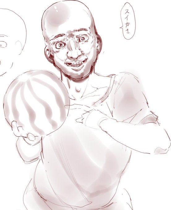 スイカおじさん 