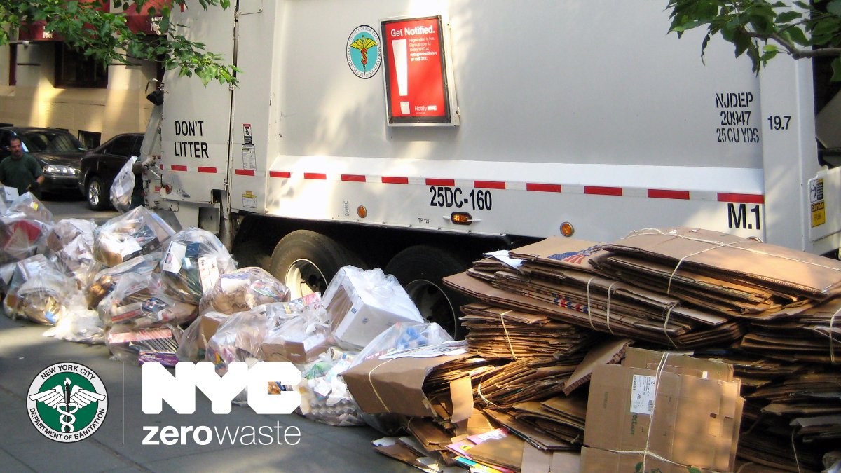 Nyc Sanitation On Twitter Putting Out Your Recycling For