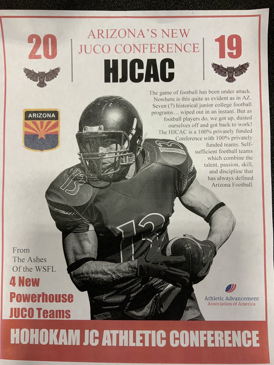 Hohokam Junior College Athletic Conference tweet media