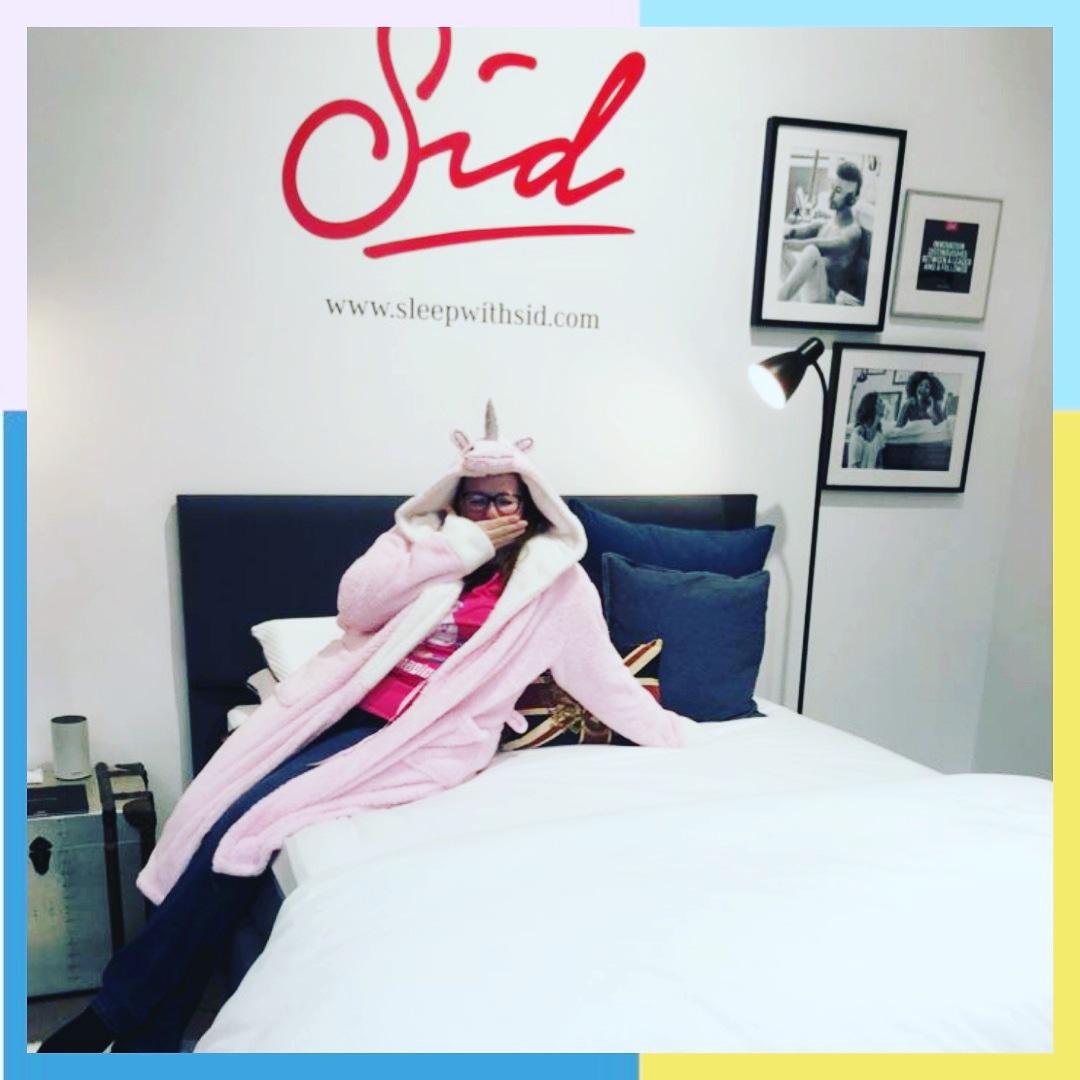 JadeySams's tweet photo. It's so tiring doing a bit of January Shopping, fortunately for me @sleepwithsid_ had some beautiful beds ready to hop in to for a power nap. Not gonna lie that mattress was the best this 31 year young woman has ever sat on! #SelfieWithSid @VictoriaLeeds_ https://t.co/wBA6Q2fSwY https://t.co/BoaSwDt3uX