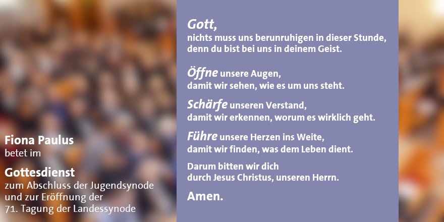 NGC6544's tweet image. ekir_de  "Führe unsere Herzen ins Weite,
damit wir finden, was dem Leben dient."

#Gebet #Gottesdienst #Jugendsynode #LS2019