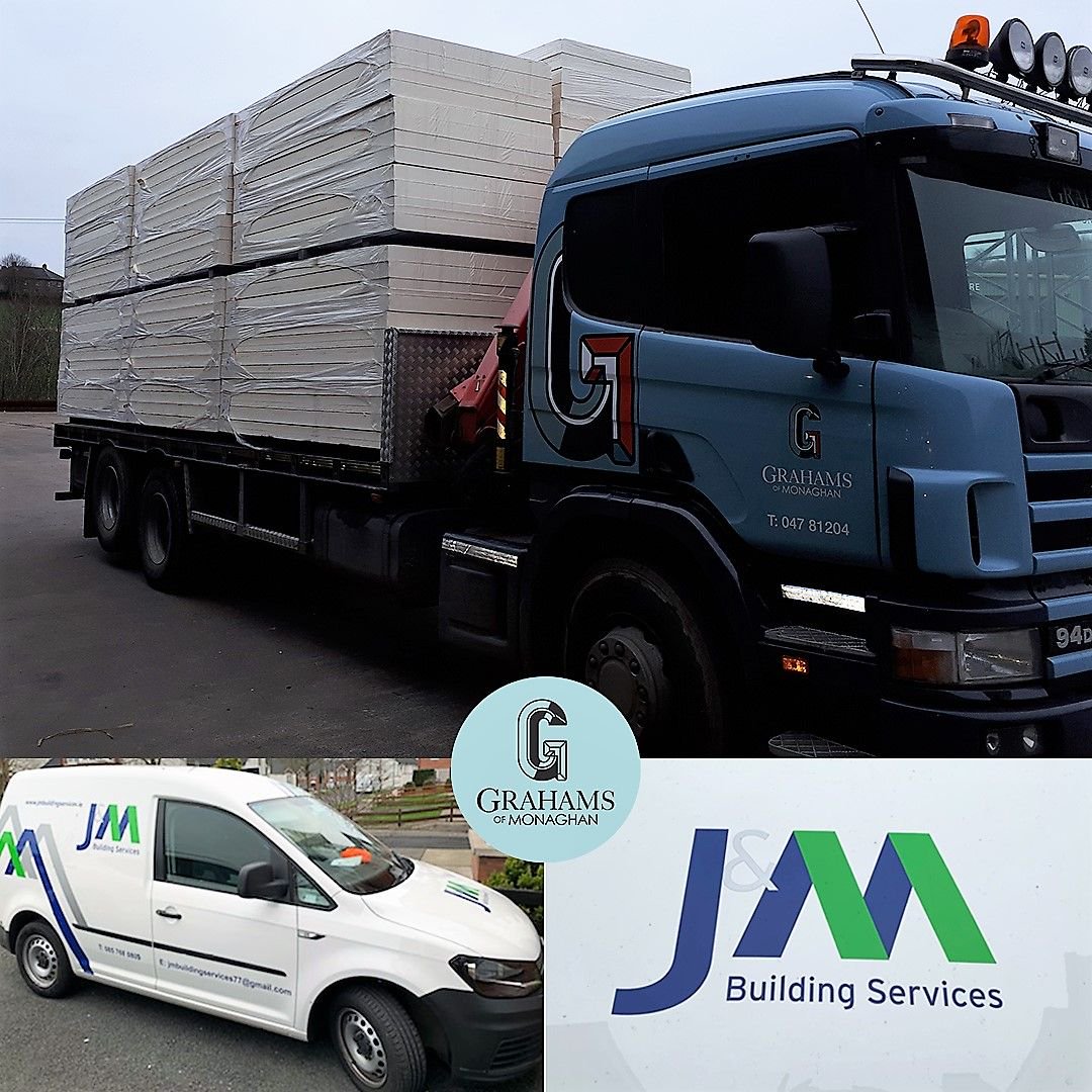 grahamsmonaghan's tweet photo. A full load of insulation from Xtratherm ready to go first thing tomorrow morning to John Mc Kenna - J&M Building Services for a new build.
.
Starting the week off right!
.
#mondaymotivation #hello2019 #doing2019right #happycustomer #builder #buildersmerchants #build #newbuild https://t.co/MPUstqLArK