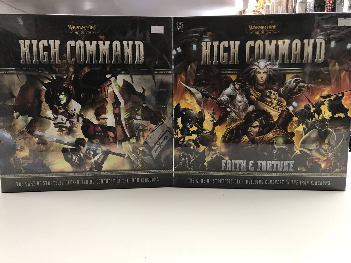 MightyLGames's tweet photo. MAKE US AN OFFER
We have this set of Warmachine High Command card game items.
Make us an offer over £30 and the highest offer by 6pm today (6.1.19) will secure the bundle.
We’ll post this free in the UK.
We will contact the highest bidder to arrange payment.
#warmachine #card https://t.co/Hbcmiaviub