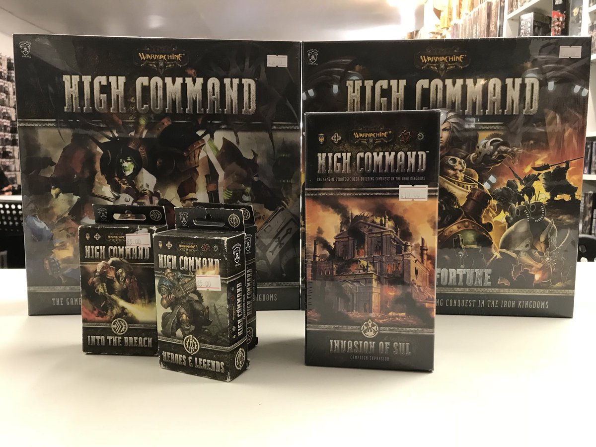 MightyLGames's tweet photo. MAKE US AN OFFER
We have this set of Warmachine High Command card game items.
Make us an offer over £30 and the highest offer by 6pm today (6.1.19) will secure the bundle.
We’ll post this free in the UK.
We will contact the highest bidder to arrange payment.
#warmachine #card https://t.co/Hbcmiaviub
