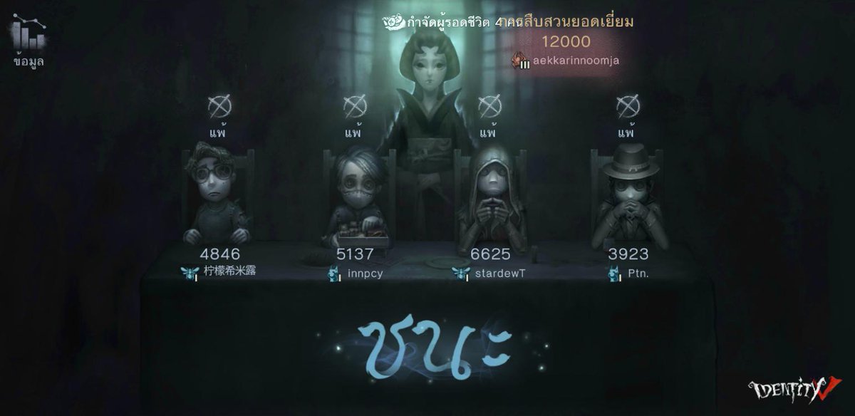jaymo222555's tweet photo. ฉันกำลังเล่น Identity V อยู่ คุณอยากเล่นหรือเปล่า https://t.co/ZZbxnp0p3A