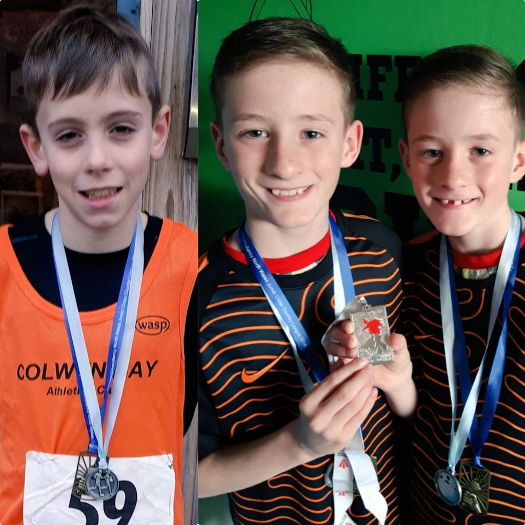 Super proud of these 3 who ran in the Junior Cross Country North Wales Championships in Corwen yesterday and came away with 2nd place in the league and 2nd place in the championships! Doing @YsgolSantElfod proud! 🏃‍♂️🏅🥈 #silvermedalist #youngrunners #juniorcrosscountry